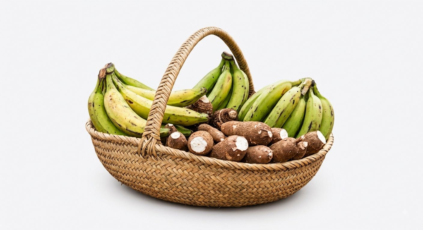 Plantains et tubercules